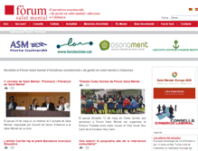 Tablet Screenshot of forumsalutmental.org